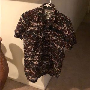 XXL G – star raw Button down short sleeve shirt